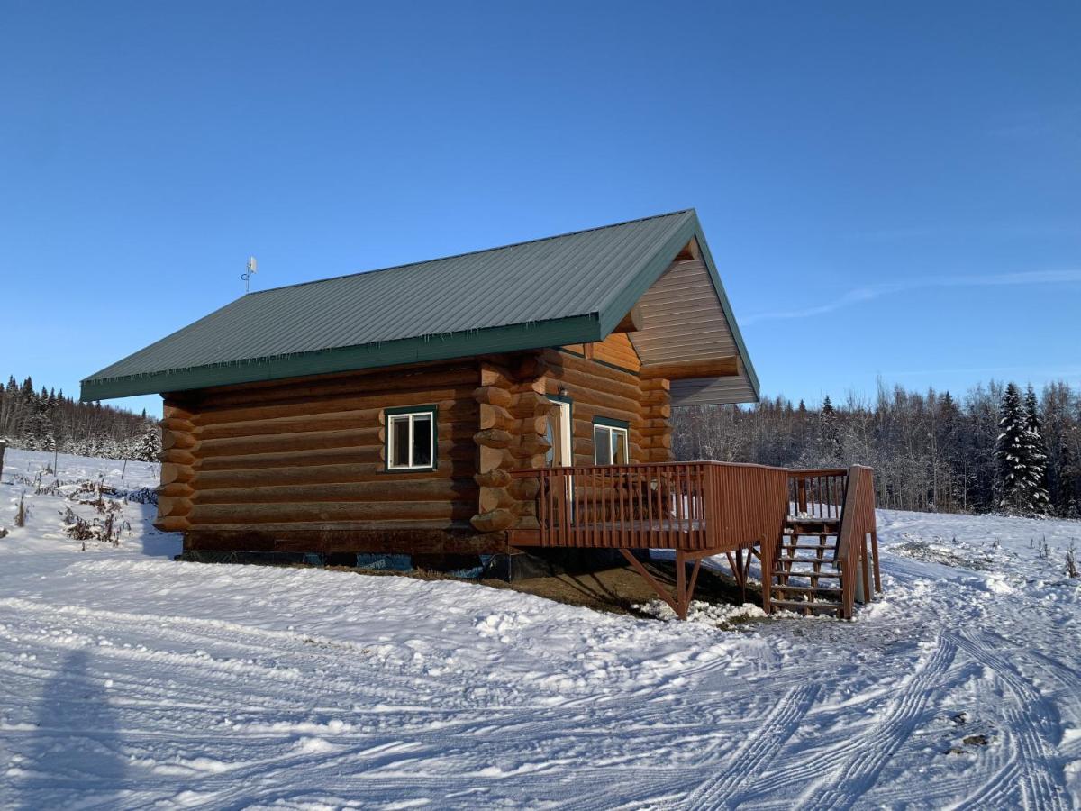 Secluded Log Cabin, 30 Min From Chena Hot Springs Pleasant Valley Dış mekan fotoğraf